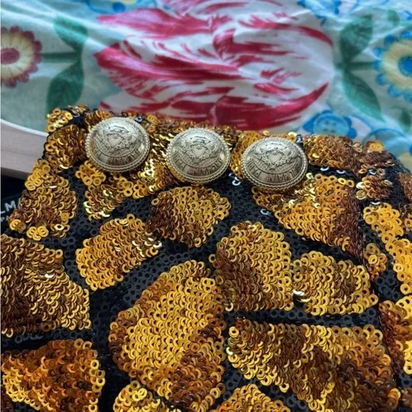 Balmain Gold and Black Sequin Dress is available for purchase on au PAY  Market - Imported Goods Online Store Co.Ltd. | au PAY Market - Online  Shopping Site
